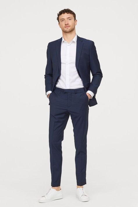 Outfit Hombre Casual, Pose Pengantin, Suits And Sneakers, Slim Fit Suit Pants, Blazer Outfits Men, Mens Fashion Blazer, Men Stylish Dress, Slim Fit Suits, Cool Outfits For Men