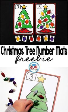 Christmas Tree Number Mats is the perfect addition to your math centers this holiday season.  This free printable is perfect for preschool, kindergarten, and first grade students. December Kindergarten, Christmas Math Activities, Christmas Learning, Christmas Posts, Christmas Lesson, Christmas Centers, Christmas Teaching, Christmas Kindergarten, Math Manipulatives