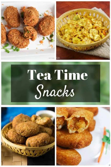 Tea Time Snacks Recipes Simple Tea Time Snacks, Poetry Tea Time Snacks, Tea Time Snacks Easy, Indian Tea Time Snacks, Indian Snack Recipes Tea Time, Tea Snacks Indian, Healthy Tea Time Snacks, Hi Tea Food, Tea Time Snacks Indian