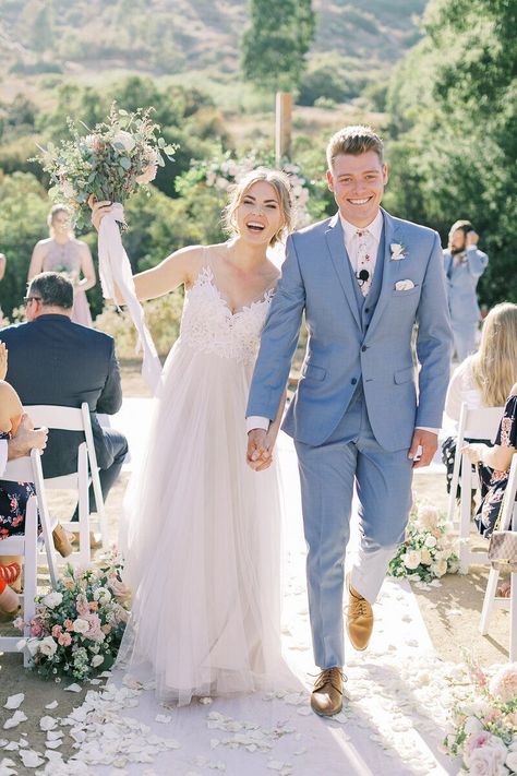 16 summer wedding suits for stylish grooms Pastel Suit Men Wedding, Groom Style Summer Wedding, Men’s Spring Wedding Suit, Pastel Blue Groom Suit, Groom Suit For Summer Wedding, Pale Blue Groom Suit, Mens Spring Wedding Attire, Light Blue Groom Suit Navy Groomsmen, Summer Tuxedo Wedding