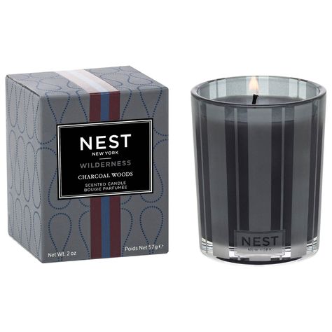 Charcoal Woods Candle - NEST New York | Sephora Wood Scented Candles, Sea Salt Candle, Mysterious Forest, Empty Candle, Multiple Candles, Classic Candles, Black Truffle, Tea Candles, 3 Wick Candles