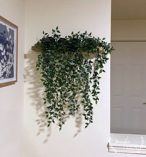 Bathroom Plants No Sunlight, Plant Ledge, Bathroom Plants Decor, Ikea Plants, Skin Studio, Indoor Plant Wall, Hanging Plant Wall, Floating Plants, Garden Bathroom