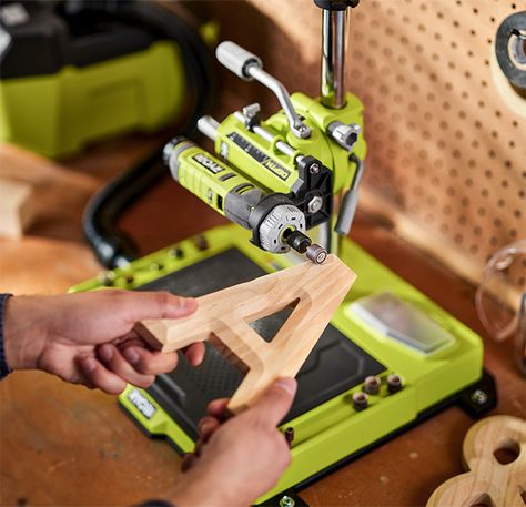 New Ryobi Rotary Tool Hobby Station Rotary Tool Projects Diy, Rotary Tool Projects, Ryobi Cordless Tools, Hobby Station, Router Fence, Ryobi Drill, Ryobi Power Tools, Wood Working Tools, Ryobi Tools