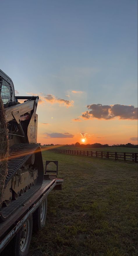 Beautiful Sunrise, Tractor, The Sun, Sun