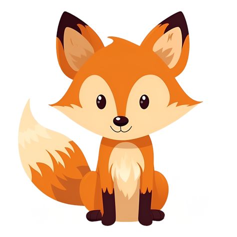 Fox Cartoon Clipart Sticker AI Generated Cartoon Fox Drawing, Animal Clipart Free, Fox Cartoon, Fox Images, Cat Tree House, Spirit Animal Art, Cartoon Clipart, Fox Illustration, Spirit Animals