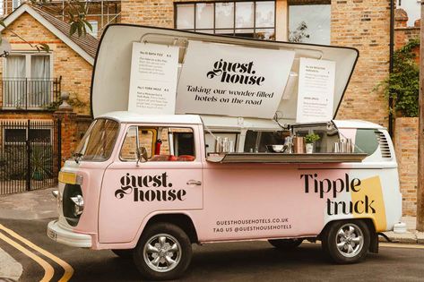 Van Pop Up Shop, Champagne Truck, Juice Bars, British Holidays, Candy Stand, Mobile Coffee, Pop Up Restaurant, Kids Pop, Heritage Hotel