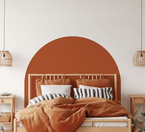 Bed Arch, Arch Sticker, Arch Headboard, Arch Wall Decal, Headboard Wall Decal, Headboard Decal, Headboard Bed, Kombi Home, Arched Headboard