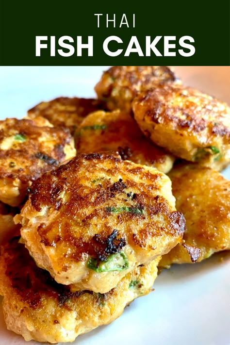 Vietnamese Fish Cakes, Thai Fish Cakes Authentic, Thai Fish Cakes Recipe, Fish Head Recipe, Fish Cakes Recipe Easy, Airfryer Fish, Beautiful Meals, Thai Fish Cakes, Yummy Sandwiches