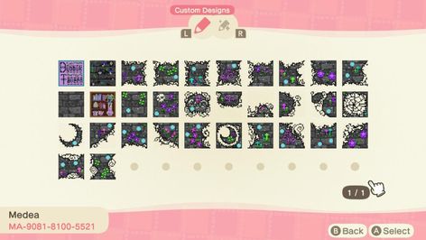 Acnh Spooky, Brick Path, Ac New Leaf, Animal Crossing Guide, Animal Crossing Qr Codes Clothes, Animal Crossing Wild World, Path Design, Island Theme, Qr Codes Animal Crossing