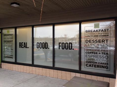 Window Wrap, Cafe Window, Window Brands, Window Signage, Cabinet Medical, Storefront Design, Window Display Design, Office Window, Window Graphics