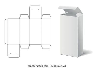 Vertical Box Packaging Design, Packaging Layout Templates, Box Packaging Design Templates, Box Outline, Packaging Layout, Box Packaging Templates, Packaging Die Cut, Clip Art Frames Borders, Pola Kotak