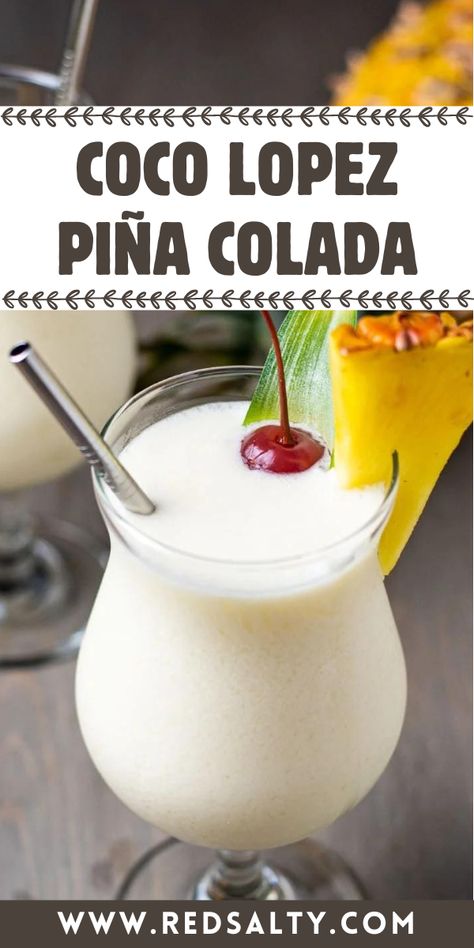 Coco Lopez Piña Colada recipe is a yummy, tropical treat. It's like a mini vacation in a glass.
#PiñaColada #CocoLopez Pina Colada Recipe Coco Lopez, Vaifala Recipe, Applesauce Shot, Ube Polvoron Recipe, Piña Colada Recipe, Tropical Snacks, Polvorones Recipe, Peach Tea Recipe, Coco Lopez