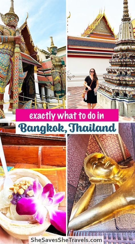 Ready for an epic vacation to Bangkok? This 2-day itinerary guides you through majestic temples, bustling markets, and unforgettable street food. Pin this for a thrilling escape to the heart of Thailand, and start planning now! | Things to do in Bangkok | 2 days in Bangkok | Bangkok bucket list | What to do in Thailand | Travel Guide | Asia Destinations Bangkok Bucket List, Bangkok Thailand Travel, Bangkok Itinerary, Things To Do In Bangkok, Khao San Road, Thailand Itinerary, Thailand Travel Guide, Travel Destinations Asia, Asia Destinations