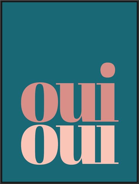 Positive Wall, Positive Wall Art, French Home, Wall Art Gallery, Girl Sign, Salon Ideas, French Home Decor, Oui Oui, French House