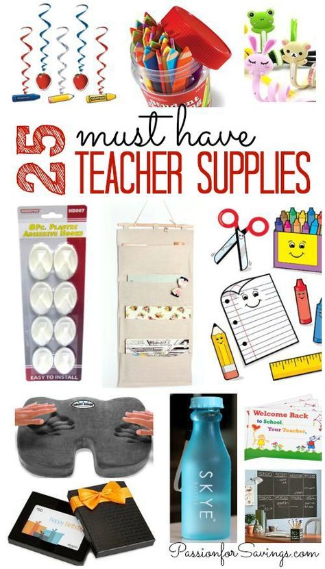 25 Must Have Teacher Supplies! Back to School Ideas for the Classroom and Teacher Survival Supplies! Teacher Items, Ideas For The Classroom, Back To School Ideas, College Math, School Supplies For Teachers, Teacher Survival, Teacher Must Haves, Survival Supplies, Teaching Supplies