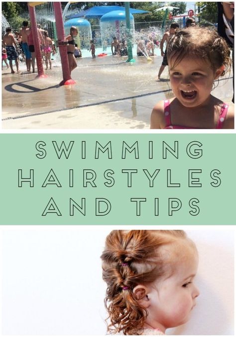 Swimming Hairstyles and Tips Easy Swimming Hairstyles, Hairstyles Swimming, Pool Day Hair, Hairstyles Girl, Hairstyle Youtube, Swimming Hairstyles, Beach Hairstyles Medium, Pool Hairstyle Ideas, Pool Hairstyles