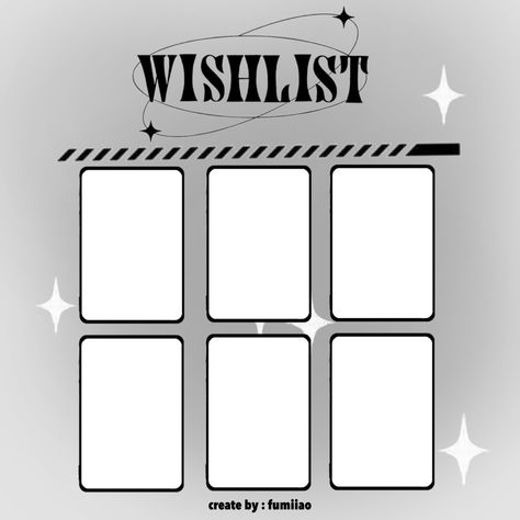 Trading Template Kpop, Kpop Wishlist Template, Trading Template, Kpop Wishlist, Wishlist Template, Quick Saves