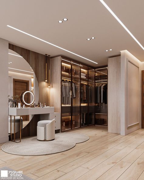 Modern Closet Designs, Closet Interior, Bedroom Inspirations Minimalist, Bedroom Wardrobe Design, Dressing Room Closet, Dream Closet Design, تصميم داخلي فاخر, Luxury Closets Design, Appartement Design