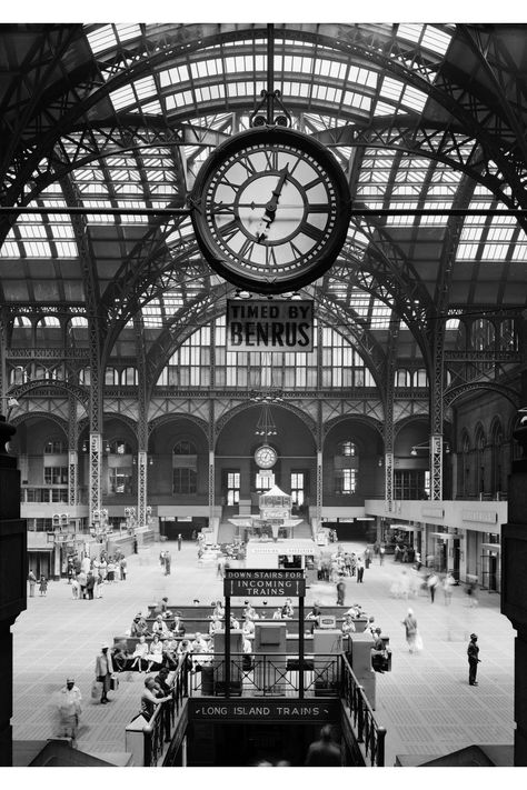 Train station clock