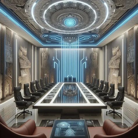 Council Chamber, Architecture Jobs, Retail Architecture, Episode Interactive Backgrounds, Conference Meeting, Dystopian Novels, Fantasy Rooms, Interior Design Presentation, Dream Office