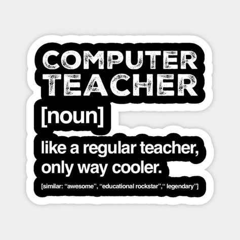 Teacher Job, Computer Teacher, Teacher Quotes Funny, Teacher Quotes Inspirational, Creative Gift Wraps, Jobs For Teachers, Teacher Quotes, Job Title, Quote Of The Day