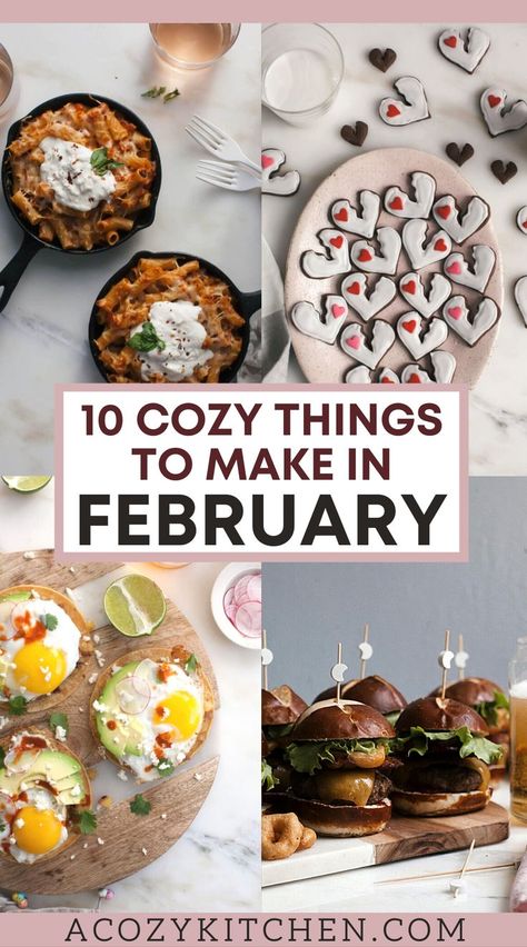 I figured I’d start by sharing some thing that you should make and eat in the month of February. February is inching closer and closer to us so it's time to get to menu and meal planning. From easy dessert ideas for Valentine's Day to amazing Super Bowl party recipes and easy meals, this has something for everyone to enjoy! #comfortfood #footballfood #winterrecipes February Meal Ideas, February Food Ideas, February Dinner Ideas, February Desserts, February Meals, February Food, February Recipes, Article Ideas, Easy Dessert Ideas