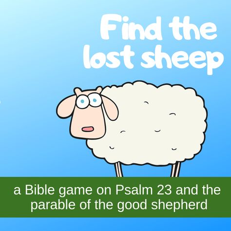 A fun creative activity on Psalm 23 - 'the Lord is my shepherd' and the parable of the good shepherd for Sunday school lesson, kidmin, VBS, youth ministry, children's church, children's ministry. #Psalms #Psalm23 #Goodshepherd Parable Of The Good Shepherd, Psalm 23 For Preschoolers, Psalm 23 Activities For Kids, Psalm 23 Activities, The Good Shepherd Activities, The Lord Is My Shepherd Craft, Jesus The Good Shepherd, Bible Learning, Bible Camp