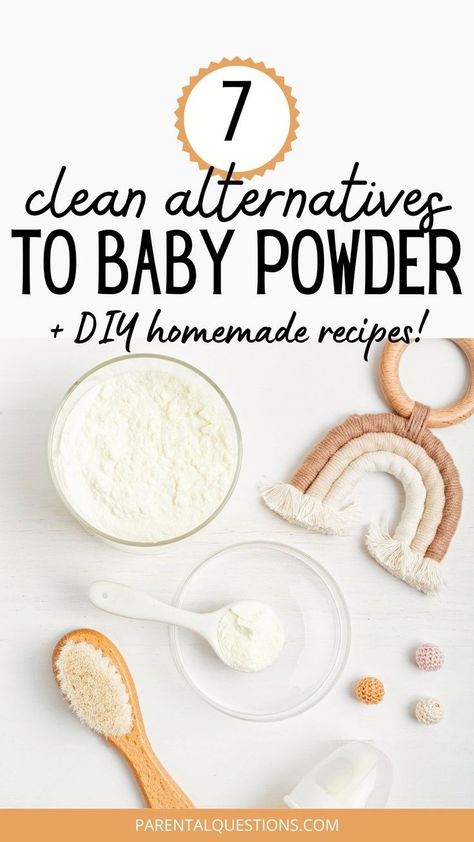 Discover the gentle side of baby care with these 7 natural alternatives to baby powder! From DIY homemade recipes to tried-and-true solutions, we've got your baby's delicate skin covered. Natural parenting, DIY baby care Diy Baby Powder, Natural Body Powder, Nontoxic Baby Products, Parent Advice, Natural Alternatives, Powder Recipe, Natural Parenting, Homemade Soap Recipes, Baby Skin Care