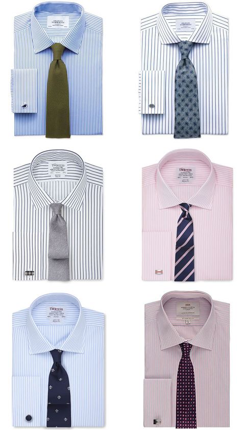 The Best Men’s Shirt & Tie Combinations Guide You'll Ever Read | FashionBeans Shirt And Tie Outfit For Men, Shirt And Tie Outfits, Tie Outfits Men, Mens Shirt And Tie, Shirt Tie Combo, Gents Shirts, Shirt And Tie Combinations, Vertical Striped Shirt, Striped Shirt Men