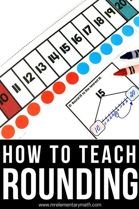 5 rounding activities to help your 3rd and 4th grade students round numbers to the nearest 10 and 100. Discover hands-on rounding activities, games, number lines and independent worksheets. #rounding #roundingactivities #numberline #thirdgrademath Rounding Third Grade Activities, Rounding To The Nearest 10 And 100 Anchor Chart, Rounding Activities 3rd Grade, Rounding Off Numbers, Nearest 10 And 100, Rounding Games, Rounding Activities, Teaching Rounding, Rounding Numbers