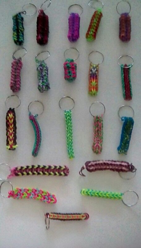 Loom Tutorials, Rainbow Loom Tutorials, Rainbow Loom Rubber Bands, Keychain Collection, Rainbow Loom Designs, Loom Designs, Band Bracelets, Rainbow Loom Bracelets, Loom Bands