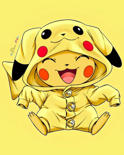 Pikachu Cute Pics, Pikachu Clipart, Tattoos Initials, Simple Couples Tattoos, Pichu Pokemon, Pikachu Wallpaper Iphone, Pikachu Tattoo, Pikachu Drawing, Her Tattoo