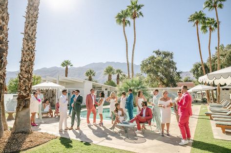 Spencer’s Palm Springs Wedding | Kevin & Scott | Orange County Wedding Photographer Palm Springs Wedding Decor, Palm Springs Wedding Venues, 30th Anniversary Parties, Desert Beauty, Spring Wedding Cake, Parker Palm Springs, Spring Inspo, Slim Aarons, Palm Springs Wedding