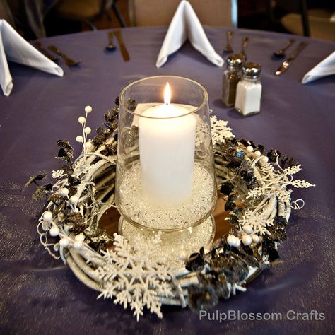 10 Winter Wedding Centerpieces Snowflake Theme. $70.00, via Etsy. Diy Winter Wedding Centerpieces, Winter Wedding Centerpieces Diy, Winter Wedding Table Centerpieces, Winter Wonderland Wedding Centerpieces, Wedding Centerpieces On A Budget, Winter Wedding Table Decorations, Centerpieces On A Budget, Winter Table Centerpieces, Diy Winter Wedding