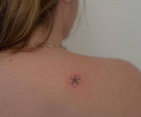 Tiny Hawaiian Flower Tattoo, Small Plumeria Flower Tattoos, Small Tropical Flower Tattoo, Sampaguita Tattoo Philippines, Frangipani Flower Tattoo, Frangipani Tattoo Small, Hawaiian Plumeria Tattoo, Plumeria Flower Tattoo, Plumeria Flower Tattoos