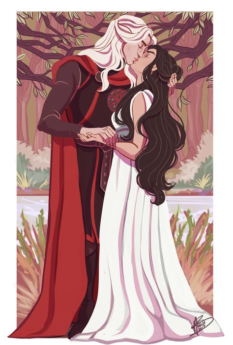 Naomi Buttelo, Got Fanart, Rhaegar And Lyanna, Rhaegar Targaryen, Lyanna Stark, Game Of Thrones Artwork, Targaryen Art, Asoiaf Art, Gra O Tron