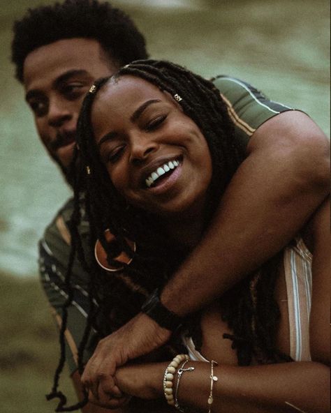 Black Man And Black Woman In Love, Black Woman Joy, Healthy Black Love, Black Women Love, Black Relationships, Hopeful Romantic, Black Joy, Marriage Inspiration, Beautiful Energy