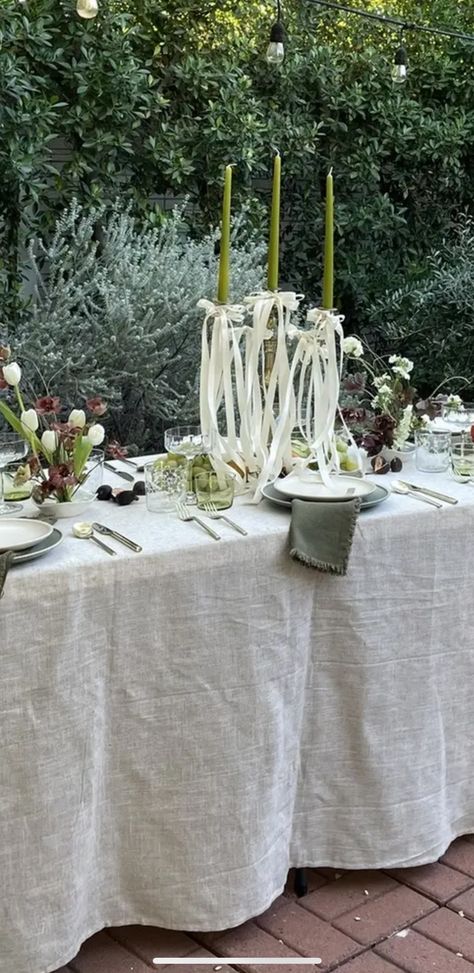 Party In The Garden, Outdoor Dinner Party, Outdoor Dinner, Wedding Linens, Wedding Dinner, Wedding Table Settings, Wedding Mood Board, Wedding Tablescapes, Wedding Mood