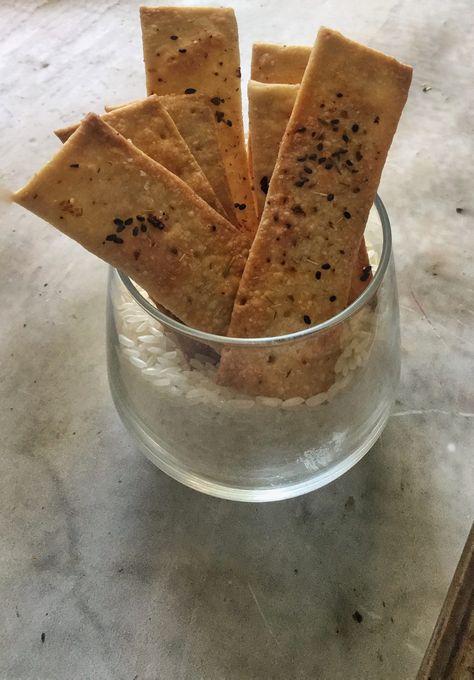 Savoury Crackers/Lavash Sticks - Loveandflourbypooja Lavash Crackers Recipe, Lavosh Recipe, Lavash Crackers, Dips And Snacks, Savoury Crackers, Crispy Crackers, Nigella Seeds, Creamy Dip, Favorite Dips