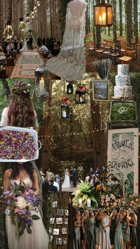 1/26/2024 Whimsigoth Wedding Decor, Witch Wedding Ideas, Whimsigoth Wedding, Fairycore Wedding, Mystical Wedding, Mushroom Wedding, Weird Wedding, Lotr Wedding, Elven Wedding