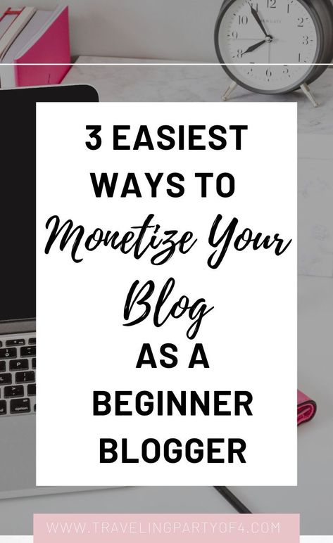 3 Easy Ways to Make Money Blogging for Beginners Easy Ways To Make Money, Blogging Ideas, Blog Monetization, Beginner Blogger, Blogging Resources, Sponsored Posts, Money Goals, Blog Tools, Ways To Make Money