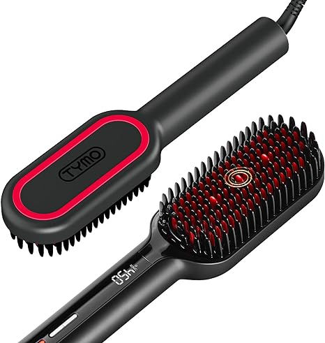 Tymo Hair Straightener Brush, Tymo Hair, Heat Brush, Brush Straightener, Hair Straightener Brush, Straightener Brush, Flat Irons, Thick Curly Hair, Straighten Iron