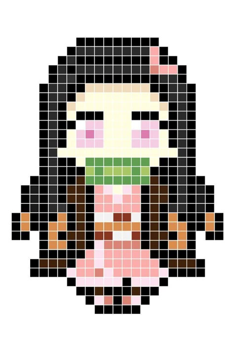 Pixel Art Ideas Anime Pixel, Fuse Bead Patterns, Easy Pixel Art, Perler Art, Pixel Art Grid, Pixel Crochet, Graph Paper Art, Hama Beads Patterns, Anime Pixel Art