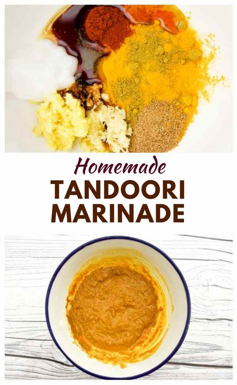 Indian Chicken Marinade, Tandoori Paste Recipe, Marinade For Tofu, Chicken Tikka Marinade, Tandoori Chicken Marinade, Tandoori Marinade, Tandoori Paste, Marinade Chicken, Tandoori Recipes