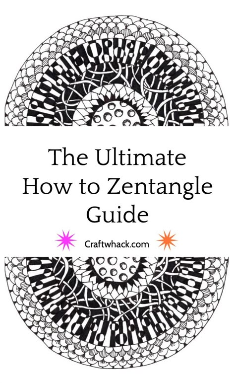 How to Zentangle How To Zentangle, Zentangle For Beginners, Zantangle Art, Zentangle Inspiration, Zentangle Tutorial, Tangle Doodle, Zentangle Designs, Tangle Art, Tangle Patterns