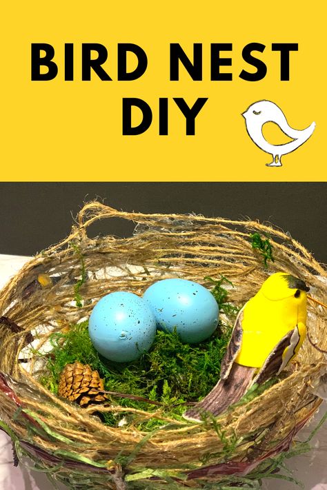 Nest Craft, String Balloons, Bird Nest Craft, Make A Bird, Holiday Images, Diy Birds, Family Diy, Tiny Bird, Diy Crafts For Kids Easy