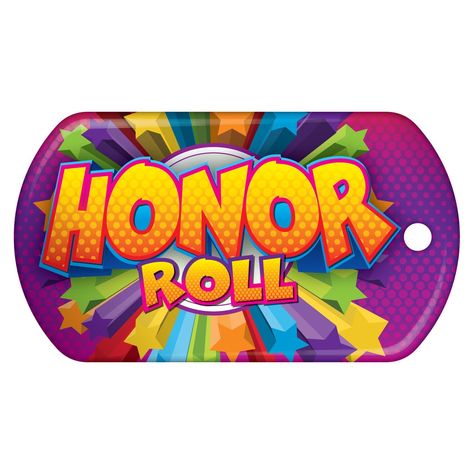 Stock Dog Tags - Honor Roll Award, Purple Facing Challenges Quotes, Challenges Quotes, Kids Affirmations, Academic Awards, Brag Tags, Challenge Quotes, Your Honor, Honor Roll, Student Awards