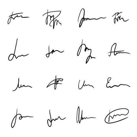 Signing Vectores Libres de Derechos - iStock Signature Ideas Handwriting, Art Signature Ideas, Free Tattoo Fonts, Tattoo Font Styles, Free Typeface, Drawing Hair Tutorial, Cool Signatures, Graph Design, Tattoo Font