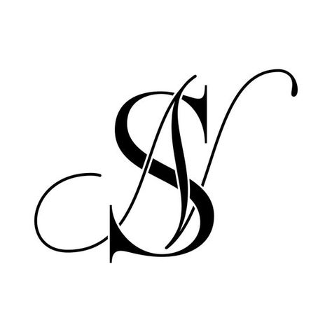 Sn Tattoo Letter Design, S And A Initials, Sn Tattoo Letter, Sn Logo Design Letter Love, Nitesh Name Logo, A S Logo Design, Sn Logo Design Letter, Sn Tattoo, Sn Logo Design