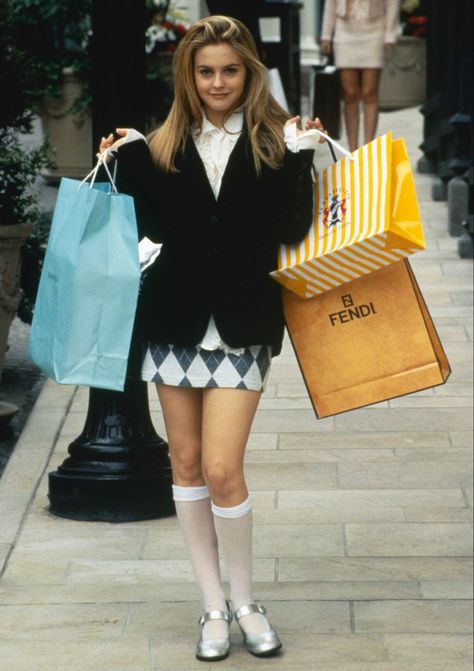 Iconic 90s Movies, Estilo Blair Waldorf, Clueless 1995, Cher Clueless, Cher Horowitz, Alicia Silverstone, Fall Semester, Clueless Outfits, Paul Rudd